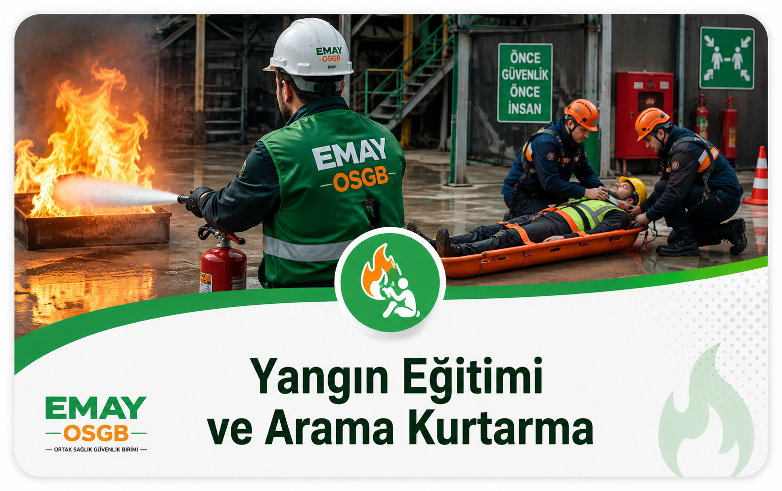 Yangın eğitimi ve arama kurtarma